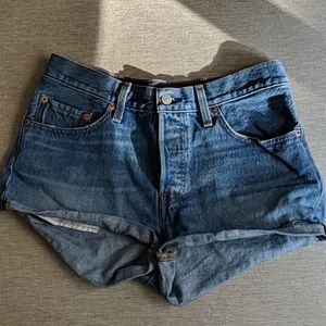 Levis denim shorts